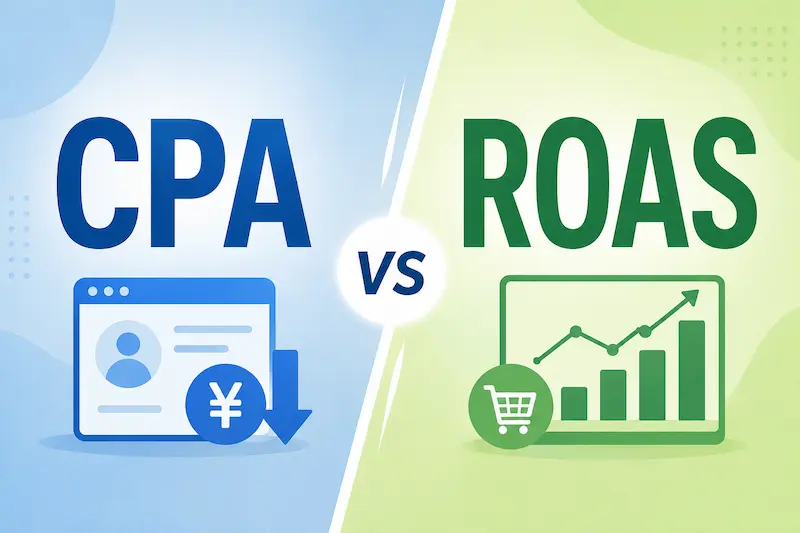 CPAとROASの違いを説明
