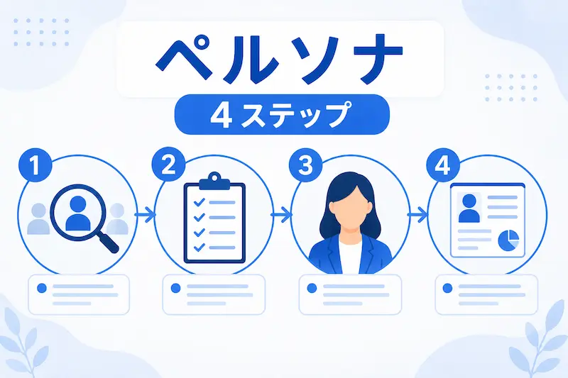 ペルソナを決める４つのステップ