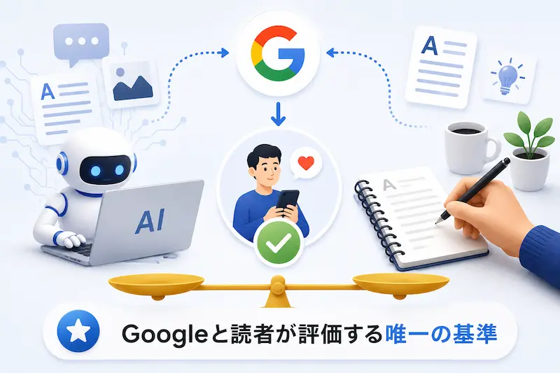 
Googleと読者が評価する唯一の基準